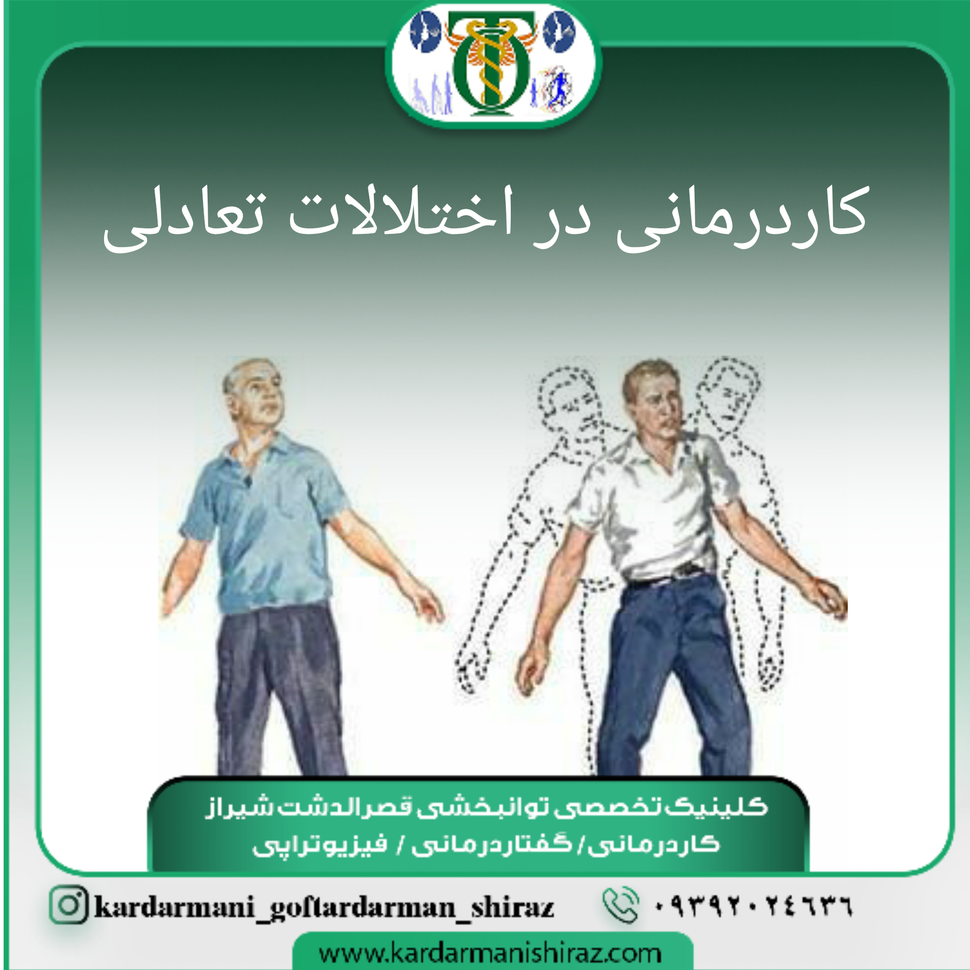 کاردرمانی در مشکلات تعادلی_اختلالات مخچه ای شیراز